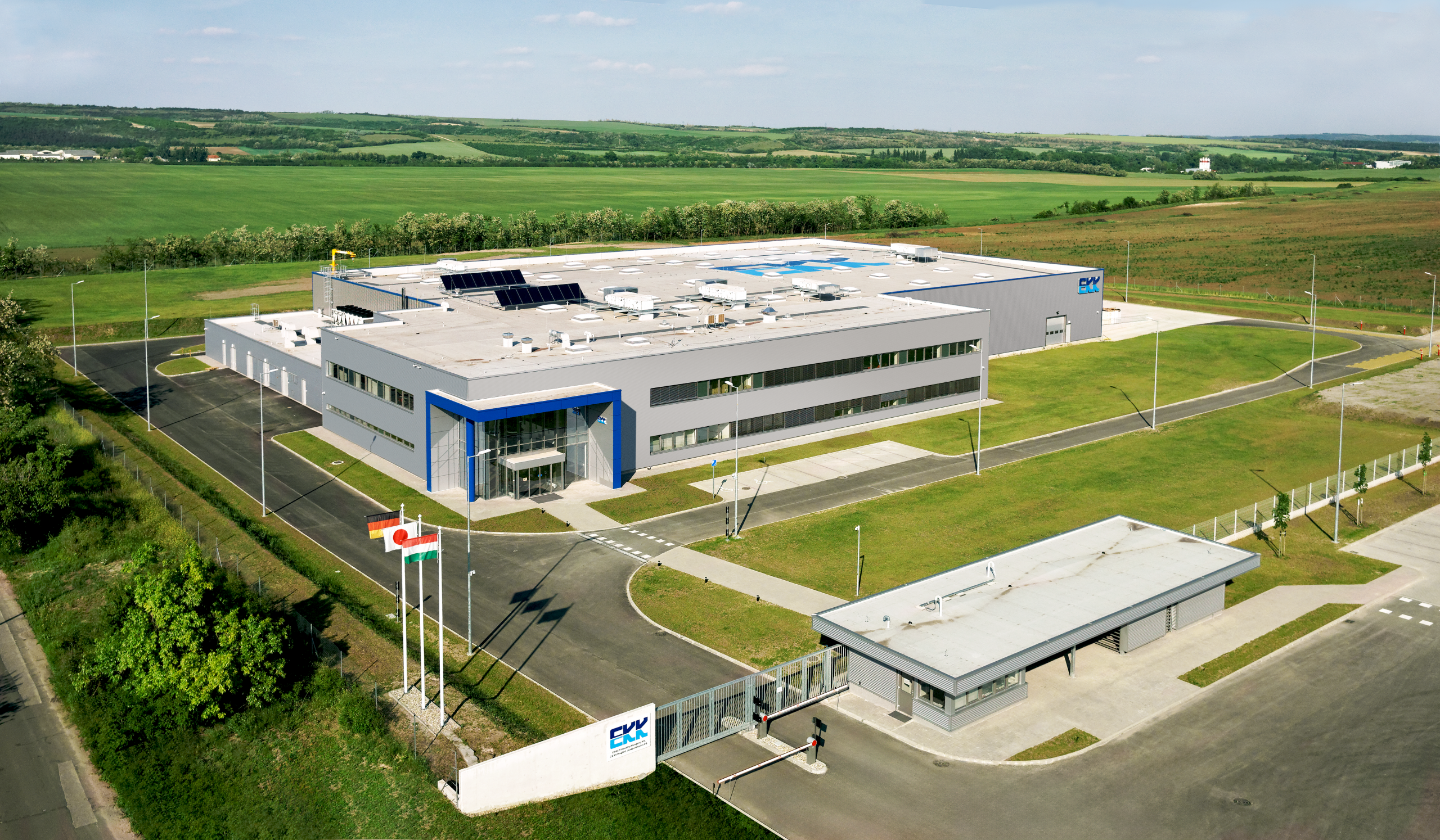 Factory EAGLE Industrial Hungary Ltd. built by Takenaka Europe in 2016.